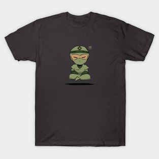 Meditating Ninja - Focus T-Shirt